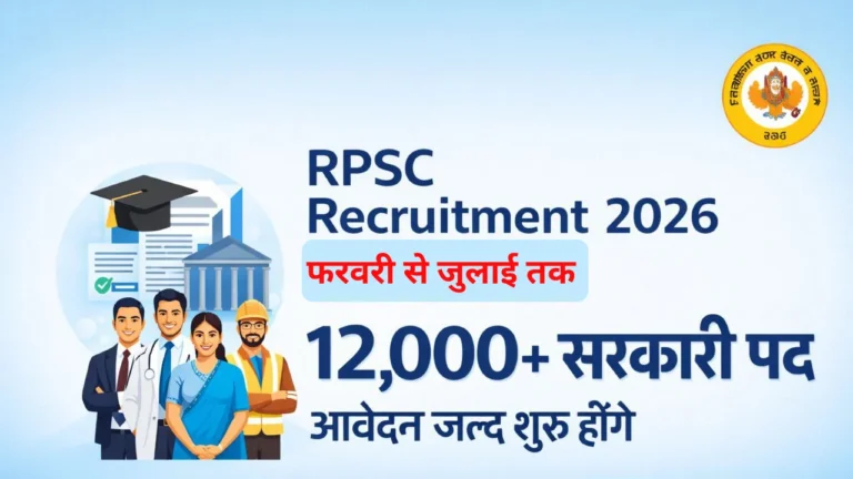 RPSC Recruitment 2026