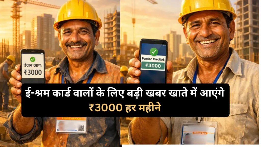 E-Shram Card Pension 2026