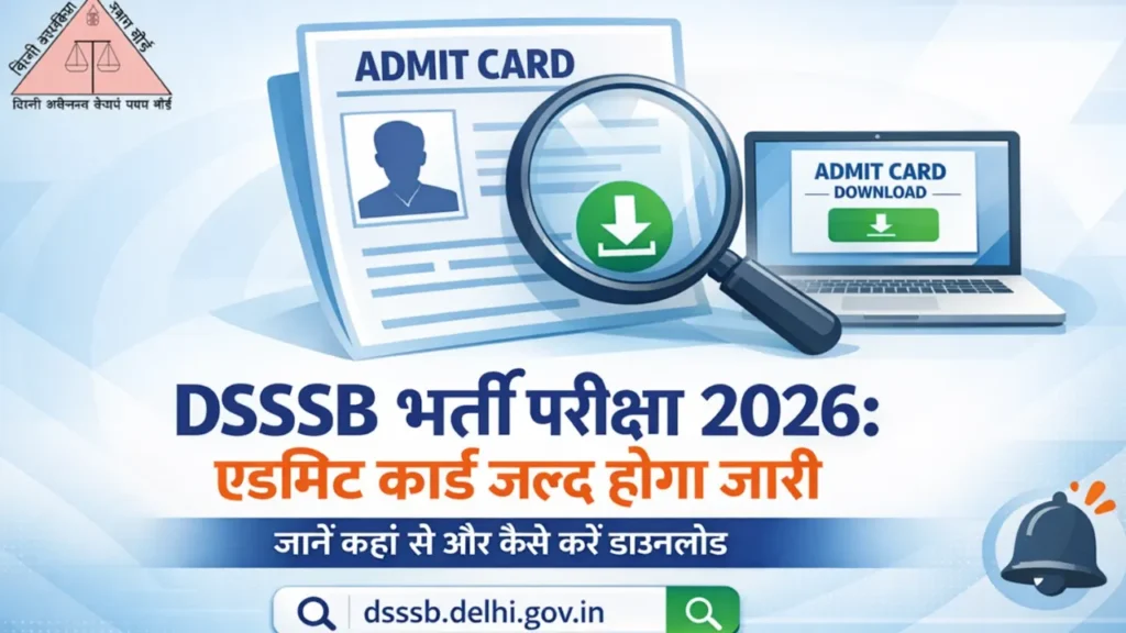 DSSSB Admit Card 2026