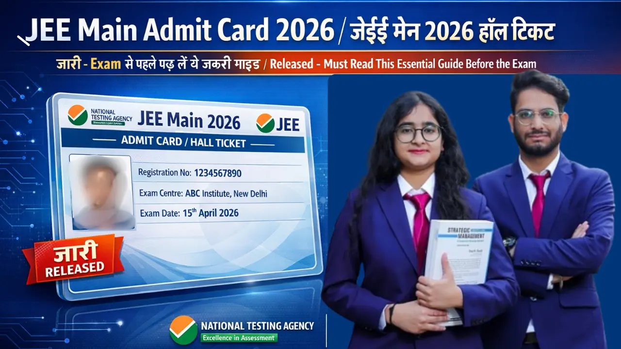 JEE Main Admit Card 2026