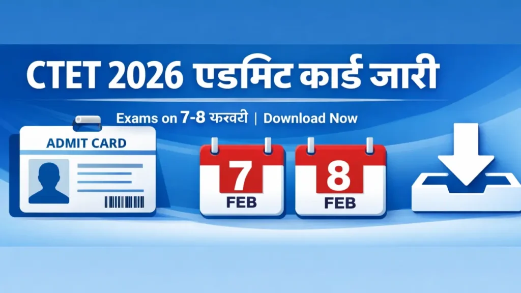 CTET 2026 Admit Card