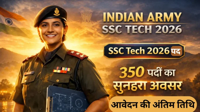 Army SSC Tech Recruitment 2026