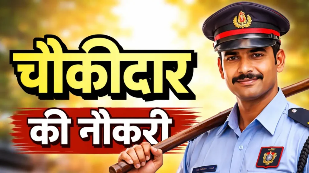 Bihar Chowkidar Vacancy 2026