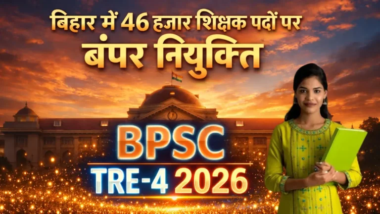 BPSC TRE-4 Vacancy 2026