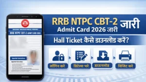 RRB NTPC CBTST Admit Card 2026