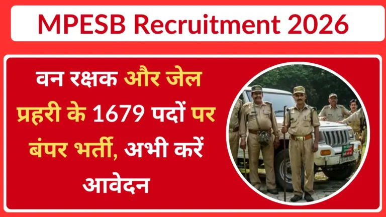 MPESB Recruitment 2026