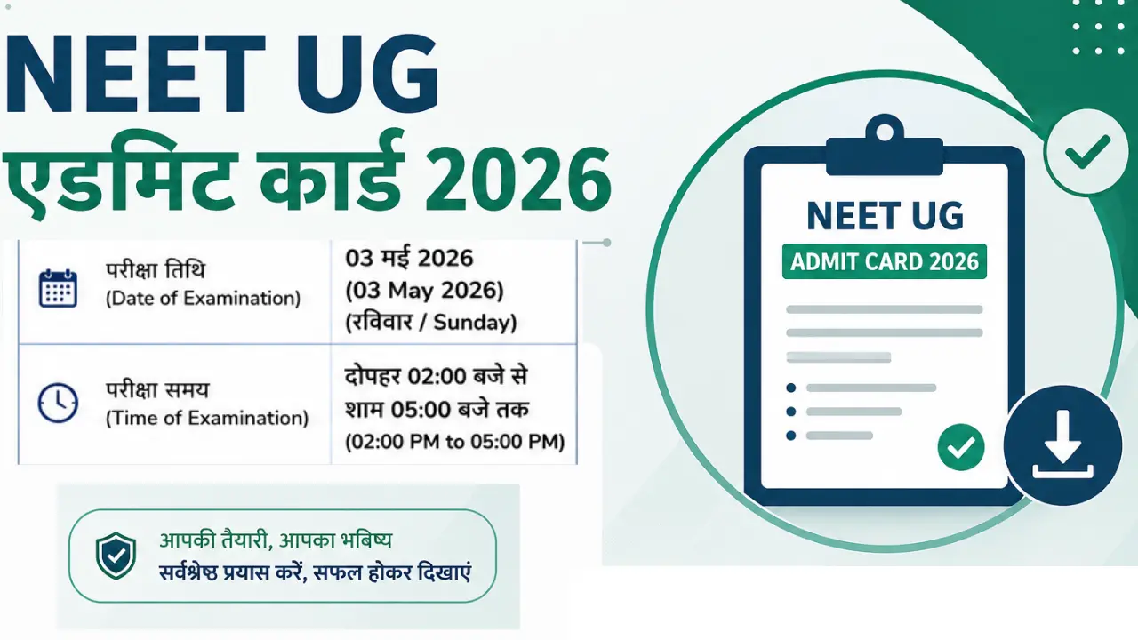 NEET UG Admit Card 2026: