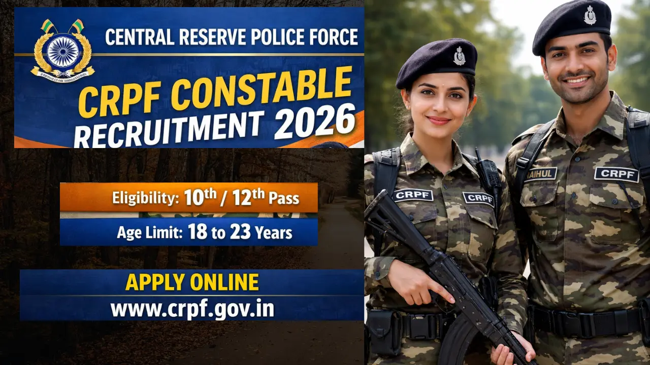 CRPF Constable Recruitment 2026
