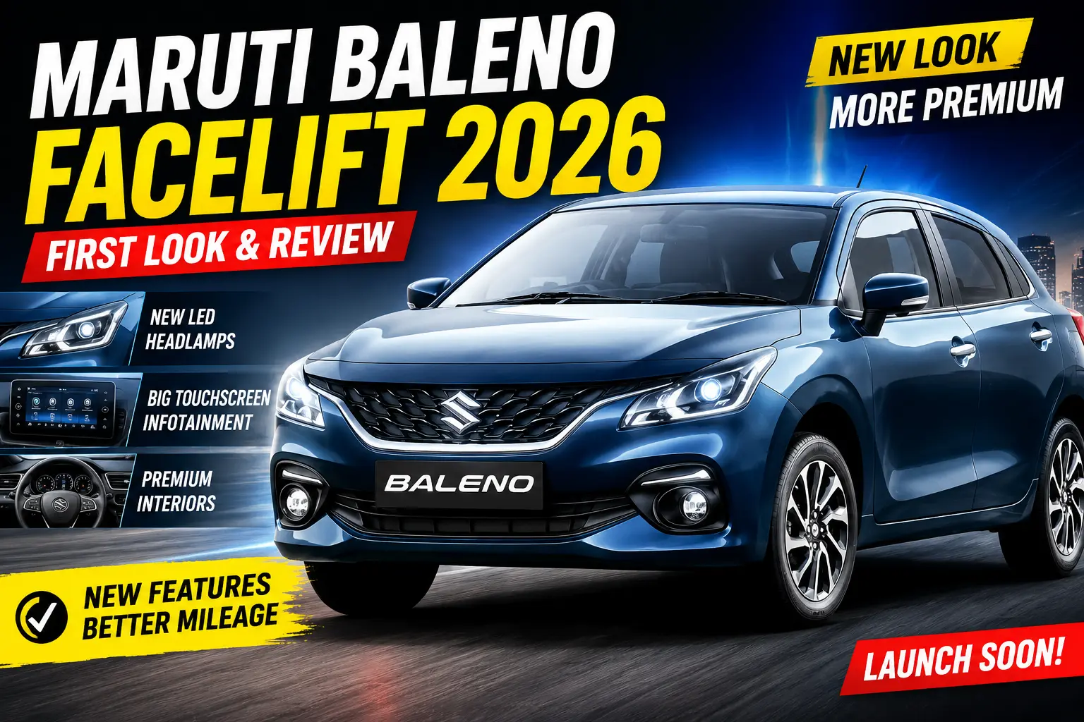 Maruti Baleno Facelift 2026