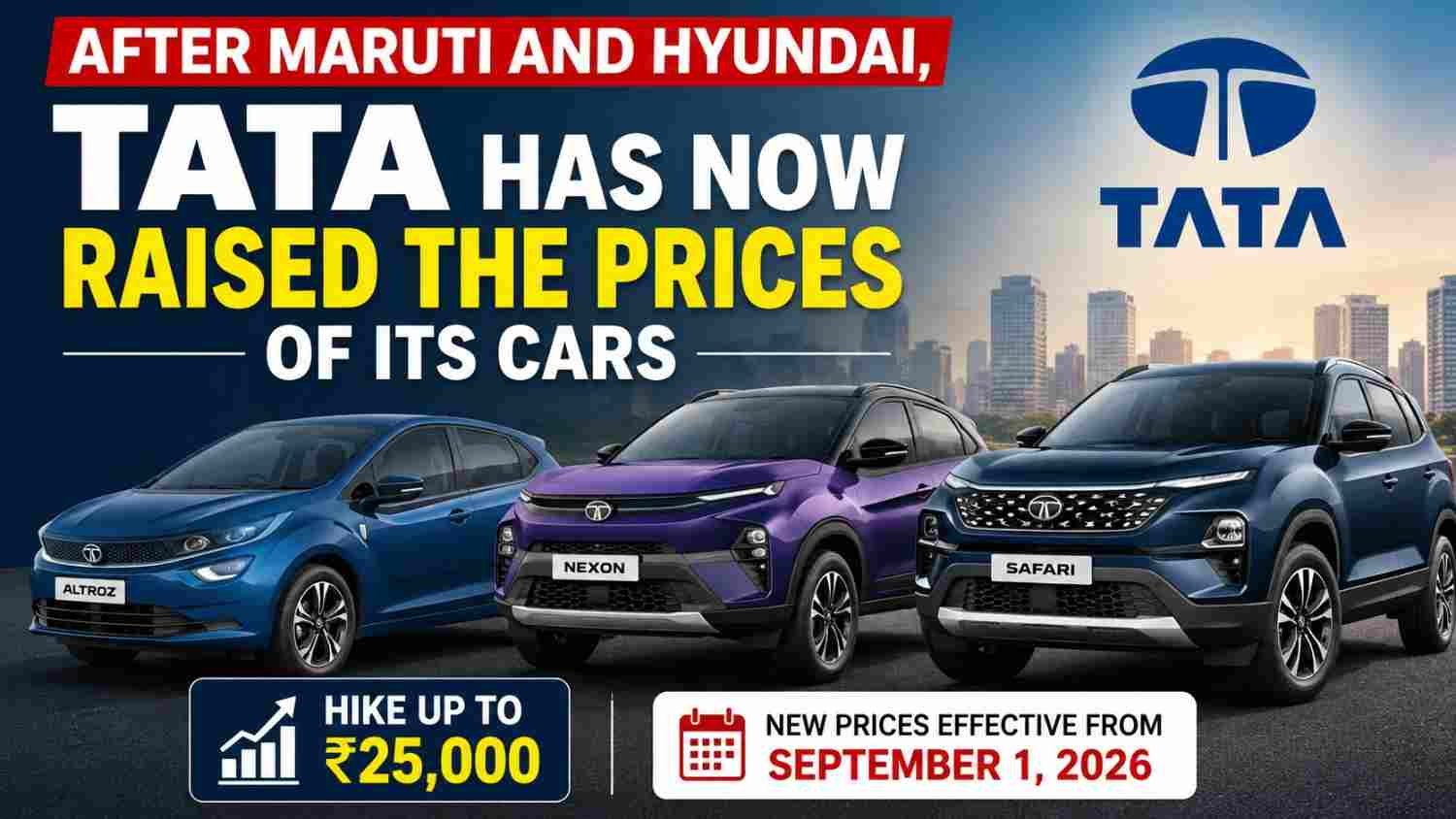 Tata Motors Hikes Car
