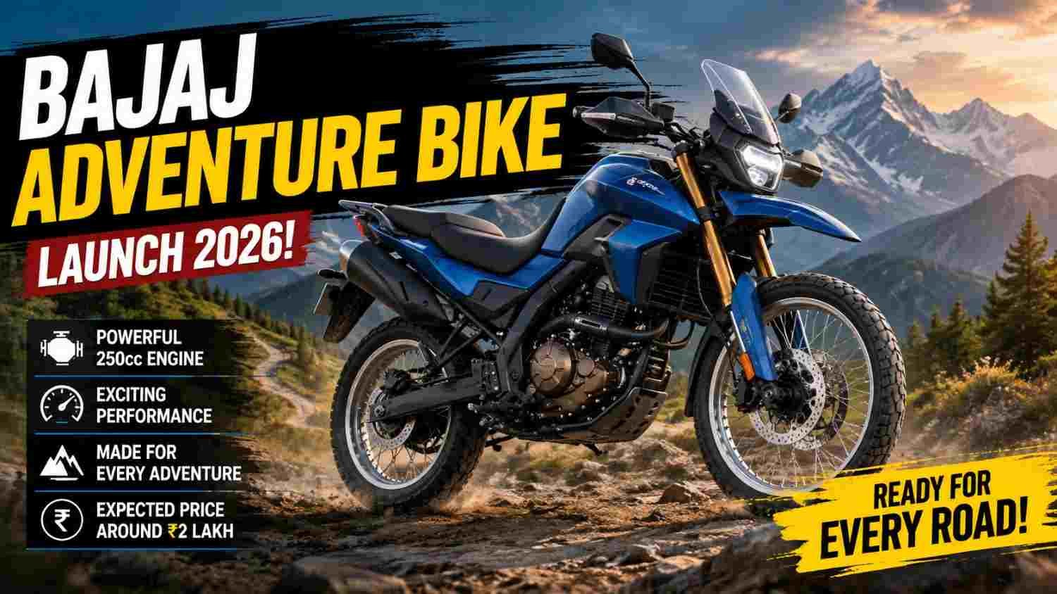 Bajaj’s New Adventure Bike