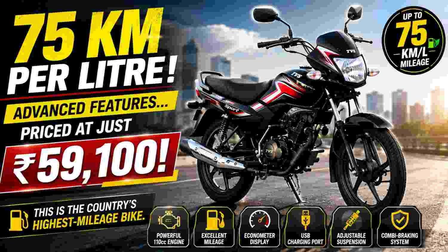 Mileage of 75 km